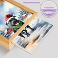 thumbnail image 4 of Hello Winter Pitbull Frosty Morning Walk Welcome Snowy Christmas Acrylic Plaque with Wood Photo Frame Box Terrier Dog Lover Light Box - 02018, 4 of 5