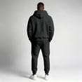 thumbnail image 3 of Mens Sweat Suits Fall Winter Casual Hoodie and Sweatpants Set Solid Long Sleeve Pullover Top Lounge 2 Piece Outfit, 3 of 5