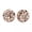 champagne, variant on Non Piercing Jewelry Zircon Earring Magnet Ear Clip Zircon Ear Clip Round 1Pair➳-blue-8mm