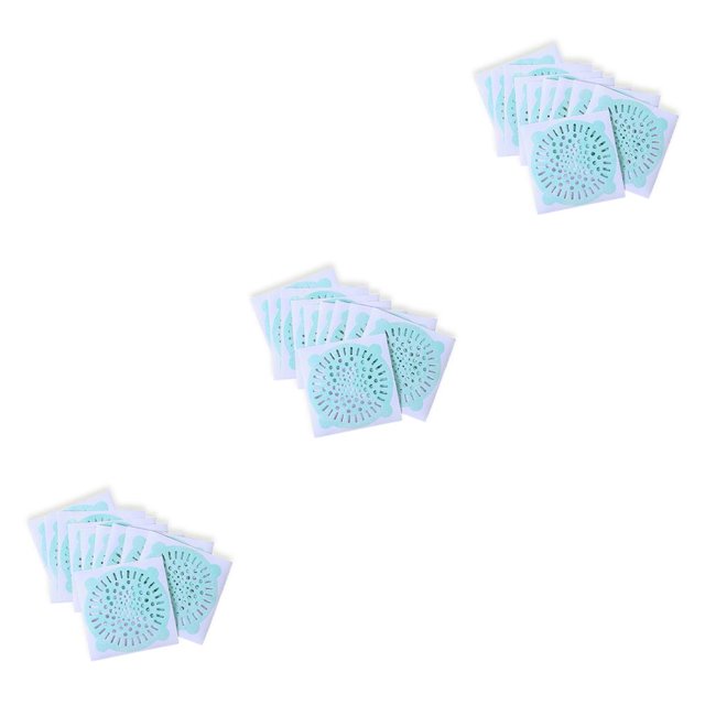 Naiovety Colector de pelo de 10 Uds., pegatina de desagüe de suelo de un solo uso, tapón no tejido, colador de salida, baño, bañera, Type1 NO1