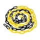 thumbnail image 1 of Enlace de barrera de cadena de tráfico Conector de conos de tráfico premium para control de multitudes Amarillo Negro, 1 of 8