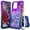 Purple Blue, variant on NGB SUPREMACY For moto g STYLUS 2025 / moto g STYLUS 2026 Phone Case Wrist Strap Lanyard Women’s Shiny Sparkly Glitter Motorola g STYLUS 2025/g STYLUS 2026 Case Cover