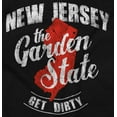 thumbnail image 2 of New Jersey Get Dirty Garden State Men's Graphic T Shirt Tees Brisco Brands S, 2 of 4