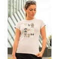 thumbnail image 2 of Doggos And Puppers Ii T-Shirt Women -June Erica Vess Designs, Female Small, 2 of 4