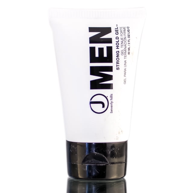 2 oz , J Beverly Hills Men Strong Hold Gel Hair - Pack of 2 w/ SLEEKSHOP Teasing Comb J Beverly Hills by Sleekshop belleza