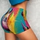 thumbnail image 4 of Fotbe Watercolor White Horse Shorts Sin Costuras – Shorts Deportivos de Cintura Alta para Mujer, Elásticos para Gimnasio, Yoga, Running o Ciclismo-Large, 4 of 8