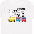 thumbnail image 4 of Inktastic Choo Choo I'm 2 Train Boys Long Sleeve Toddler T-Shirt, 4 of 5