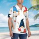 thumbnail image 3 of Balery School Cute Gnomes Camisas hawaianas de manga corta para hombre, camisas playeras de corte holgado, camisas de vacaciones con botones,Small, 3 of 7