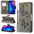 thumbnail image 6 of Dteck Case For Redmi Note 7 Elegant Embossed Butterfly Cash Slots Bookstyle Wallet PU Leather Durable Magnetic Closure Flip Kickstand Shockproof Compatible Xiaomi Redmi Note 7 , Gray, 6 of 7