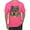 Neon Pink, variant on Colorful Majestic Neon Atric Wolf | Dean Russo Art Animal Lover Men's T-Shirt, Black, S