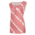 thumbnail image 1 of Pompotops Mode Femmes Casual Impression Pull Sans Manches T-Shirt Tops Culotte Blouse, 1 of 6