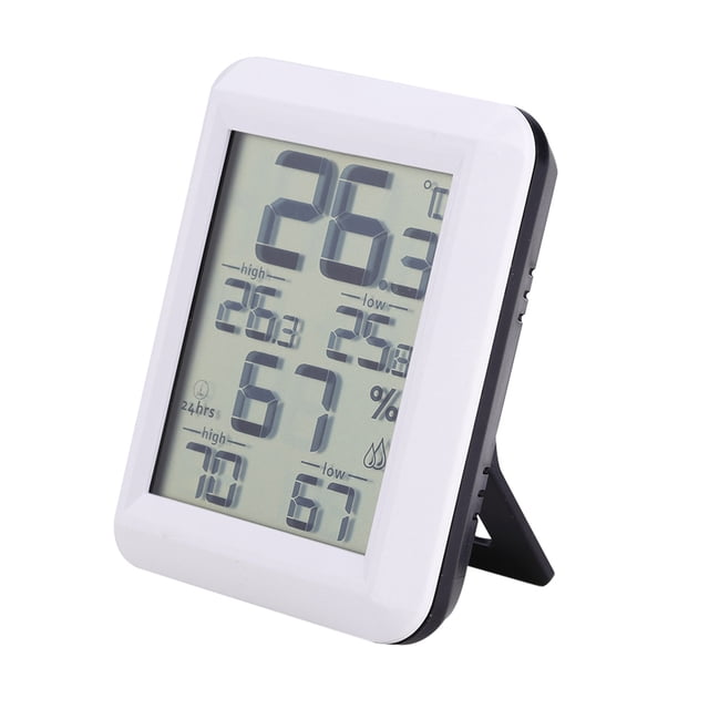 Jadeshay Indoor Outdoor Thermometer - Digital Hygrometer Indoor Thermometer Humidity Monitor with Temperature Humidity Gauge