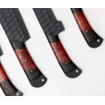thumbnail image 5 of Ensemble de 5 Couteaux de Chef Forgés à la Main avec Finition Martelée. Hawkeen Knife, 5 of 5