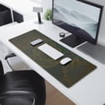 thumbnail image 2 of "Transform Your Workstation: Large, Waterproof Desk Mat with Non-Slip Rubber Base. Durable Seamed Edges. Perfect as Keyboard and Computer Mat, XL Black Mousepad - 31.5x11.8 inch.", 2 of 7