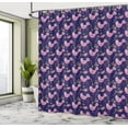 thumbnail image 4 of Ambesonne Botanical Shower Curtain, Folk Birds and Flowers, 69"Wx75"L, Indigo and Multicolor, 4 of 4
