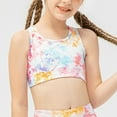 thumbnail image 4 of NAISIBABY Girls Sports Bra 8T, Racerback Comfortable Seamless Breathable Cami Crop Training Bras Pink (6-11T), 4 of 6