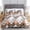Brown, variant on Brown Patchwork Quilt Set Queen Size,3Pcs Brown Bedspread Lightweight All Ages(90"x90")
