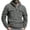 Dark Gray, variant on ZVNAΖH Men's Multi-functional Hoodies Soft Fleece Pullover Sweatshirt, Button Closure, 6 Pockets, Outdoor Windproof Warm Coat