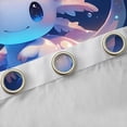 thumbnail image 4 of Homewish Kawaii Salamander Axolotl Black Out Curtains,Magic Animal Curtains Pack of 2 (42x63 Each),Pink Blue Bedroom Curtains For Children,Breathable Home Decor, 4 of 6