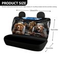 thumbnail image 4 of CHAQLIN Bear Roadtrip, Waterproof Rear Bench Seat Cover 2 Pack Stretch Washable Car Seat Cover for Car Interior Auto Interior, 4 of 7
