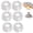 30 Pack, variant on Reusable Aluminum Foil Food Covers,Flexible Foil Food Covers ,Pop-Up Heat Retaining Lids for Refrigerator Storage, Meal Prep & Baking