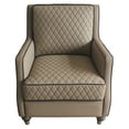 thumbnail image 6 of ACME House Marchese Sloped Arm Tufted Accent Chair in Tan, 6 of 10