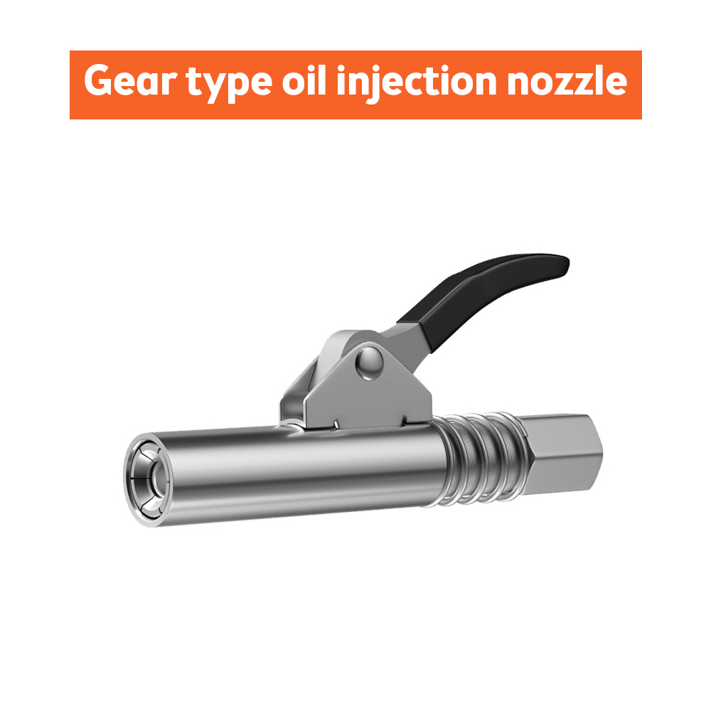 Virwir Grease Coupler Locks Onto Fittings 10,000 PSI Lubrication Nozzle