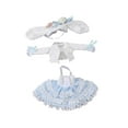 thumbnail image 4 of Falda de muñeca para niña de 12 pulgadas, ropa de moda para muñeca de simulación, tela suave, vestido informal para muñeca de todos los días, vestido Estilo B, 4 of 8