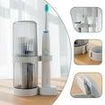thumbnail image 4 of potrochi Bathroom Toothbrush Holder with a Cup, Multifunctional Tooth Brush Cup with Single Electric Toothbrush Holder, Countertop Toothbrush Storage Organizer Stand, 4 of 8