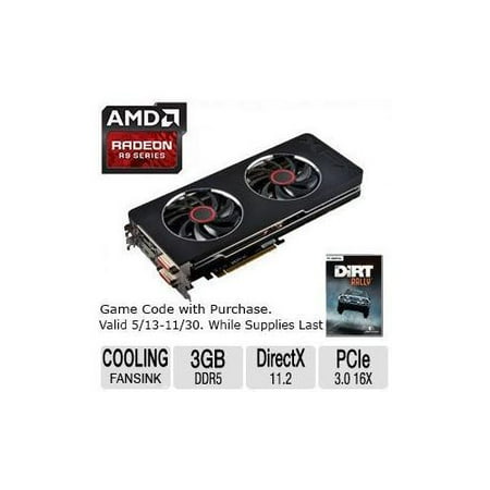 XFX R9-280X-TDBD R9280XTDBD Radeon R9 280X 3GB DDR5 PCIE3 ...