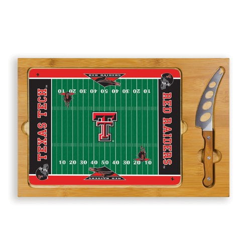 Picnic Time NCAA Football Icon Cutting Cheese Tray