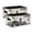 Black Graphic, variant on 2 Pack Foldable Felt Storage Cubes 10.1×6.3×4.7in Open Home Storage Bins for Organizing Shelf, Botanic Printed