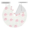 thumbnail image 2 of Yiaed Cute Pigs Print Christmas Tree Skirt , Tree SkirtsTree Mat for Christmas Winter Holiday Indoor Decorations-30", 2 of 7