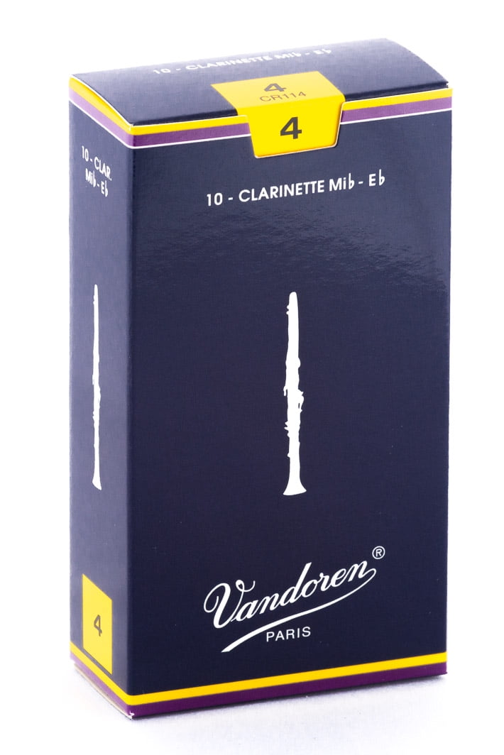 Vandoren Paris Bb Clarinet Traditional Reeds, Strength #3, Box of