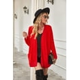 thumbnail image 4 of Richie House Women's Open Front Cardigan Long Sleeve Sweater with Side Pockets ARH2058-C-S, 4 of 5