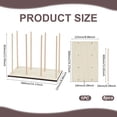 thumbnail image 3 of 1 Juego de organizador de cintas de madera con soporte para carretes, organizador de cinta adhesiva y soporte para carretes de alambre., 3 of 5