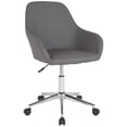 thumbnail image 1 of Cortana Home and Office Mid-Back Chair in Black Fabric, 1 of 7