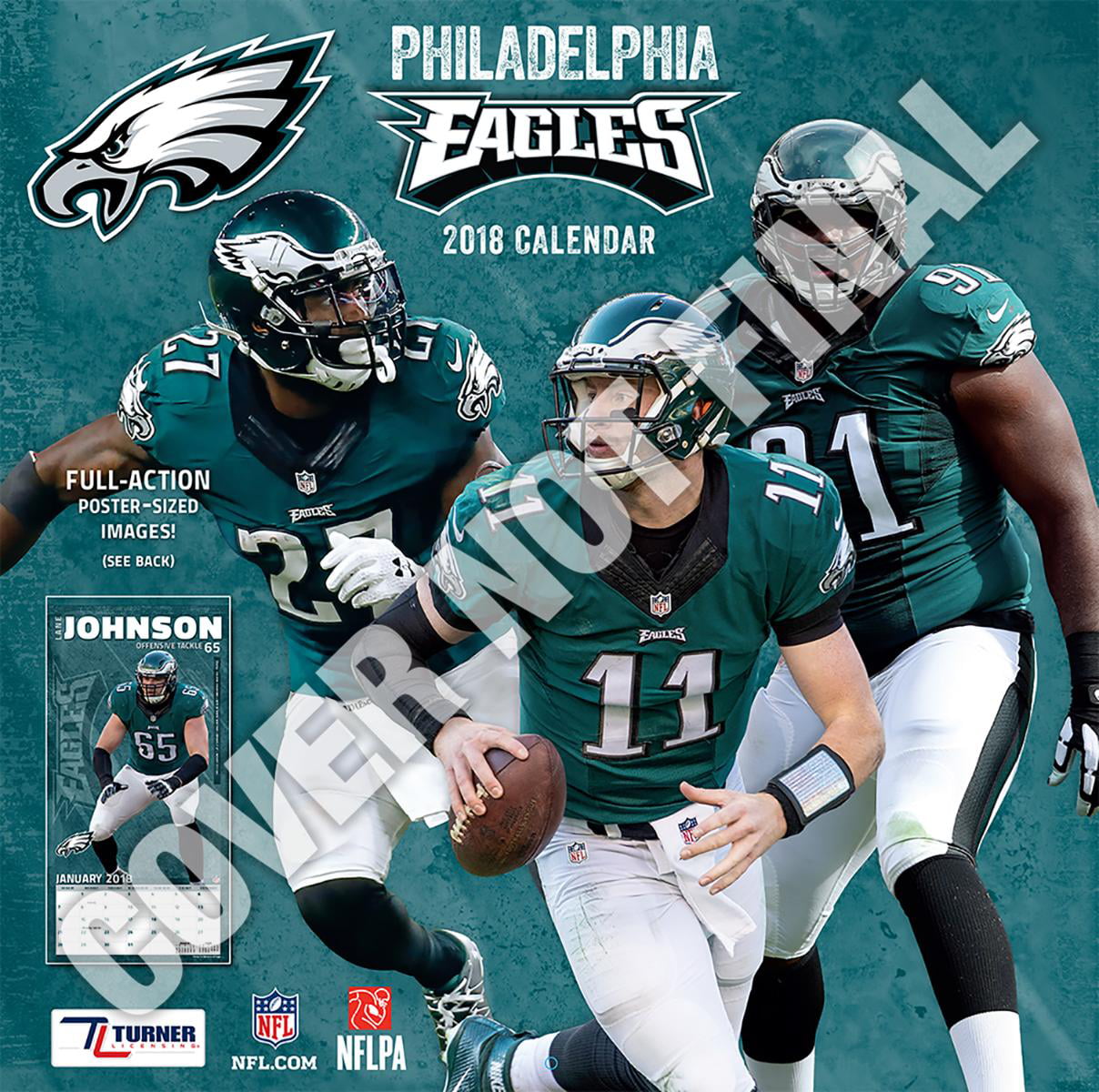 Philadelphia Eagles Wall Calendar 2025