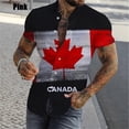 thumbnail image 3 of Nueva camisa hawaiana con estampado completo "I Love Canada" de verano para hombre, camisa informal de manga corta con botones para hombre, camisa de playa de talla grande, 3 of 5