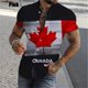thumbnail image 3 of Nueva camisa hawaiana con estampado completo "I Love Canada" de verano para hombre, camisa informal de manga corta con botones para hombre, camisa de playa de talla grande, 3 of 5