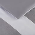thumbnail image 3 of Serta Simply Clean 7 Piece Gray Textured Stripe Comforter Bedding Set, Queen, 3 of 3