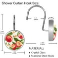 thumbnail image 5 of Shower Curtain Set - Shower Curtains for Bathroom, Bath Curtain Set with Stainless Steel Hooks, 5 of 6