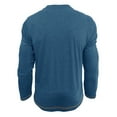thumbnail image 3 of Youthup Men's Casual Henley Long Sleeve T-Shirt with Four-Button Detail & Color Block Design for Daily Wear, 3 of 6