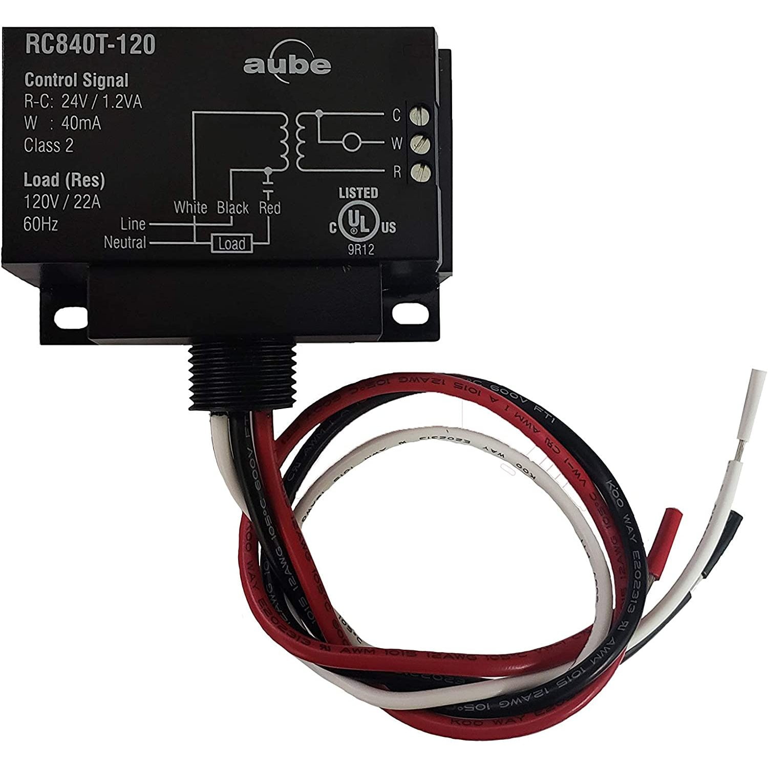 Aube RC840T120 On/Off Switching Electric Heating Relay with Builtin