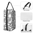 thumbnail image 3 of Goofa Snake Printed Toiletry Bag with Handle,Large Capacity Travel Makeup Cosmetic Bag for Women, Carry on Airport Airline Compliant Bag, 3 of 9