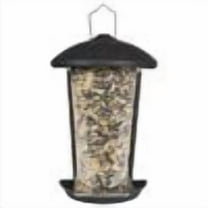 Perky-Pet Black Wall and Post Mount Wild Bird Feeder - 1.1 lb