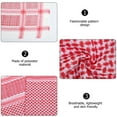 thumbnail image 3 of OUNONA 1Pcs Islamic Scarf Men Red Polyester Headwear for Dust Protection, 3 of 5