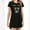Black, variant on URMAGIC Womens Cute Cotton Nightdress Nightgown Loose Pajamas Nightshirt Loungewear