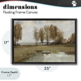 thumbnail image 4 of Stupell Industries Traditional A Peaceful Spot Landscape Black Floating Frame Canvas Art, 25 x 17, by Amber Sterling, 4 of 8