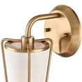thumbnail image 4 of Artcraft Lighting Layla Wall Sconce Brushed Brass, 4 of 6